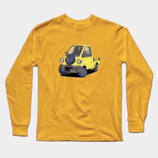 Yellow Daihatsu Midget 2 Van Long Sleeve T-Shirt